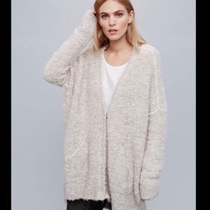 Free People Boucle Slouch Cardi